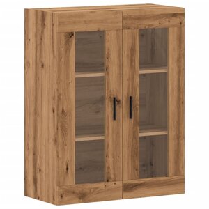 vidaXL Armoire murale chêne artisanal 69 5x34x90 cm