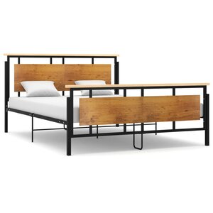 vidaXL Cadre de lit sans matelas métal 160x200 cm