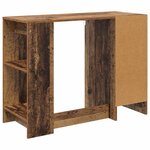 vidaXL Bureau Bois ancien Bois d'ingénierie 100 x 40 x 75 cm
