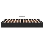 vidaXL Lit de Rangement avec tête de lit Noir 135 x 190 cm Velours