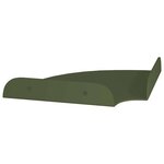 vidaXL Étagère flottante avec étagère 4 Pièces Vert olive 15 x 15 x 2 cm