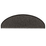 vidaXL Tapis d'escalier autocollants 30 Pièces 65x21x4 cm anthracite