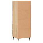 vidaXL Buffet haut Chêne sonoma 40x36x110 cm Bois d'ingénierie