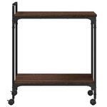vidaXL Chariot de cuisine chêne marron 60 5x31x72 5 cm bois ingénierie