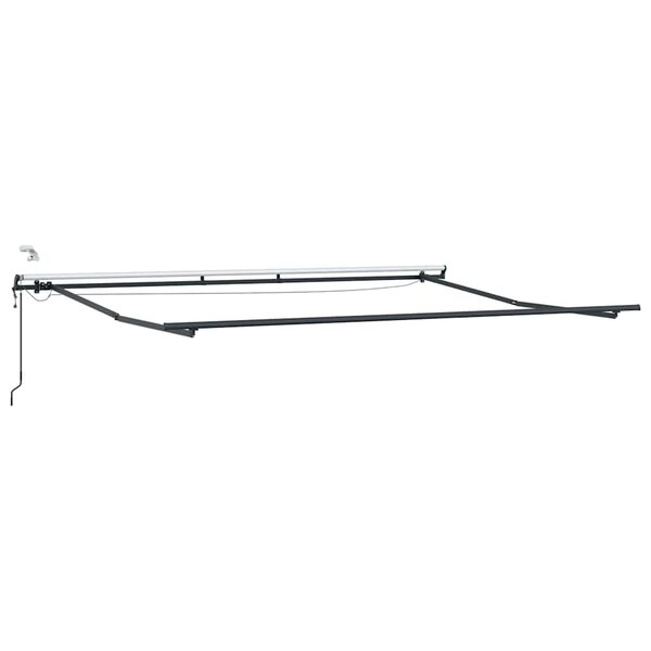 vidaXL Auvent avec Anthracite 4 × 3 m Métal