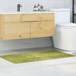vidaXL Tapis de bain Vert 70 x 120 cm Polypropylène