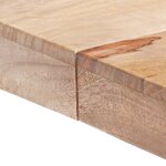 vidaXL Table de salle à manger 120x120x77 cm Bois de manguier massif