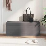 vidaXL Tabouret Gris 101 x 41 x 40 cm