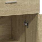 vidaXL Buffet chêne sonoma 60x30x84 cm bois d'ingénierie