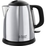 RUSSELL HOBBS 24990-70 Bouilloire Electrique Compacte 1L Victory, Ebullition Rapide, Niveau Eau Visible, Marquage Tasses, Ouverture