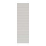 vidaXL Store plissé gris clair 65x200 cm largeur du tissu 64 4 cm