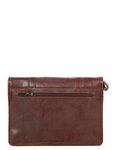 Besace homme classic en cuir - KATANA - L34.5 x H25.0 x P6.0 cm - 36848-Marron