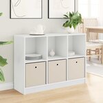 vidaXL Buffet Blanc 102 x 32 x 73 5 cm