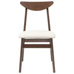 vidaXL Chaises de salle à manger 2 Pièces Marron Clair 42 x 47.5 x 81 cm