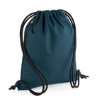 Sac à dos en toile polyester recyclé - BG281 - bleu pétrole