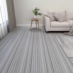 vidaXL Dalles de plancher autoadhésives 55 Pièces PVC 5 11 m² gris clair