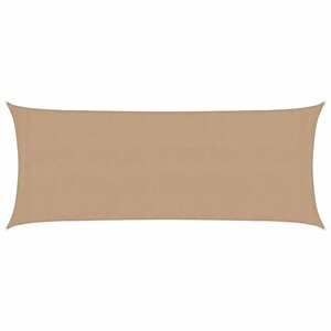 vidaXL Voile d'ombrage 160 g/m² Taupe 2x4 5 m PEHD
