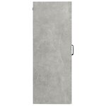 vidaXL Armoire murale suspendue Gris béton 69 5x34x90 cm