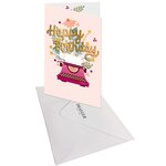 Carte Signature - Happy Birthday - Machine - Draeger paris