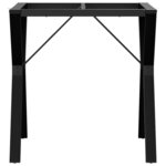 vidaXL Pieds de table à manger cadre en Y 70x70x73 cm fonte