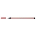 Stylo feutre pen 68 pointe moyenne 1mm rose poudré blush stabilo