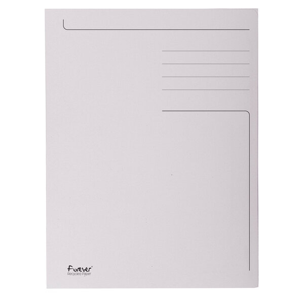 Chemise Imprimée 3 Rabats Format FOLIO FOREVER 280g Gris EXACOMPTA