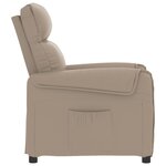 vidaXL Fauteuil inclinable Cappuccino Similicuir