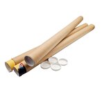 Lot de 50 Tubes carton brun pour affiche poster 6 cm x 85 cm