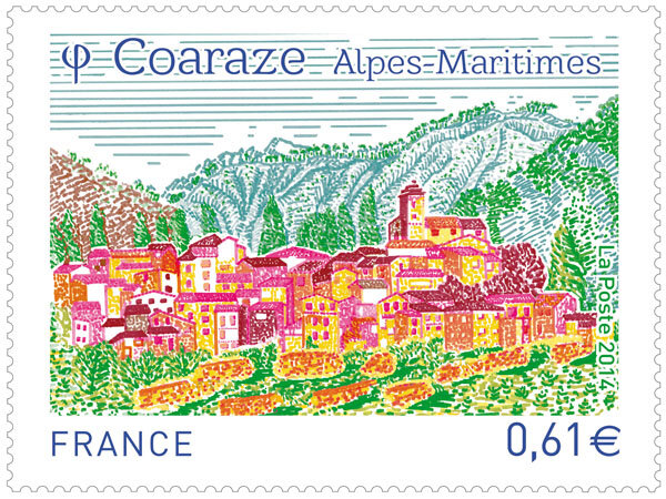 Timbre Coaraze - Alpes-Maritimes