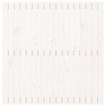 vidaXL Tête de lit murale Blanc 108x3x110 cm Bois massif de pin