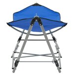 vidaXL Hamac avec support pliable Bleu