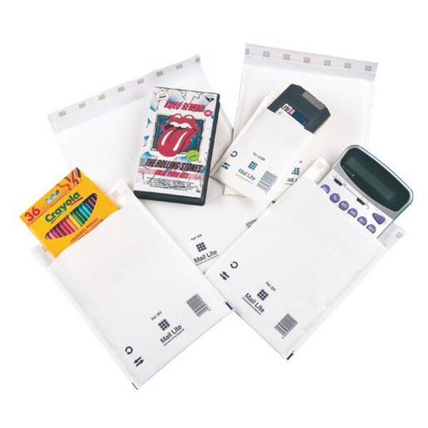 Pack 100 pochettes matelassées bulles d'air 220x260 mm e mail lite