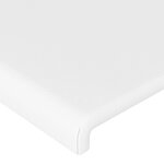 vidaXL Tête de lit Blanc 80x5x78/88 cm Similicuir