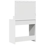 vidaXL Table de Toilette Blanc 79 x 41 x 135 cm Bois d'ingénierie