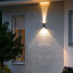 KONSTSMIDE Applique à LED Imola 2x3W Gris foncé