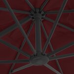 vidaXL Parasol de jardin en porte-à-faux avec mât en aluminium