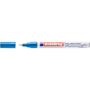 Marqueur Peinture brillante 780 Pointe Fine Bleu 0 8 mm EDDING