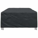 vidaXL Housse pour mobilier d'extérieur Noir 305 x 190 x 85 cm 420D