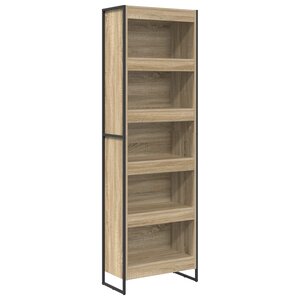 vidaXL Bibliothèque 2 Pièces Sonoma 80 x 30 x 155 cm Bois d'ingénierie