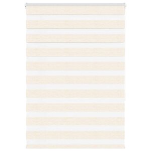 vidaXL Store zèbre beige marbré largeur du tissu 110 9 cm polyester