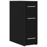 vidaXL Armoire d'apothicaire Chêne noir 20 x 45 5 x 60 cm