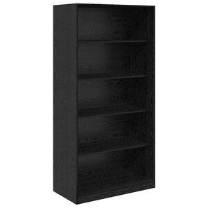 vidaXL Armoire Chêne noir 100 x 50 x 200 cm Bois d'ingénierie