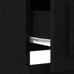 vidaXL Buffet Black Oak 36x35 5x103 5 cm en Bois d'ingénierie