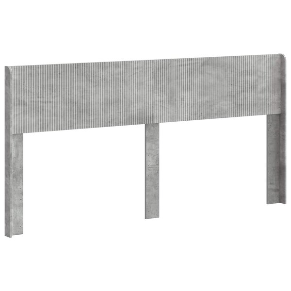 vidaXL Tête de lit Gris béton PB
