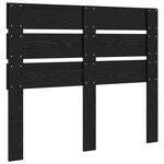 vidaXL Tête de lit Chêne noir 120 cm Bois d'ingénierie