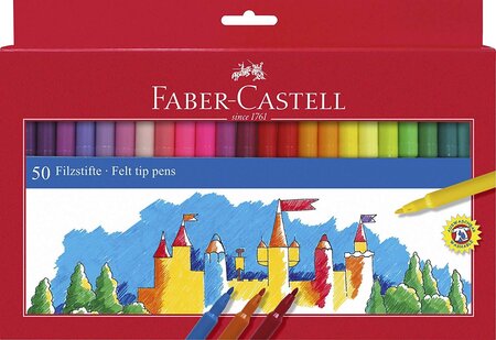 Feutres scolaires Château 50x FABER-CASTELL