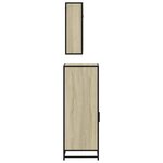 vidaXL Ensemble de meubles de salle de bain 3 Pièces chêne sonoma