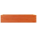 vidaXL Jardinière cire marron 110x40x23 cm bois de pin massif