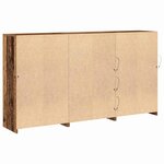 vidaXL Buffet Bois ancien 181.5 x 37 x 100 cm Bois d'ingénierie
