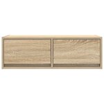 vidaXL Meuble TV chêne sonoma 80x31x25 5 cm bois d'ingénierie